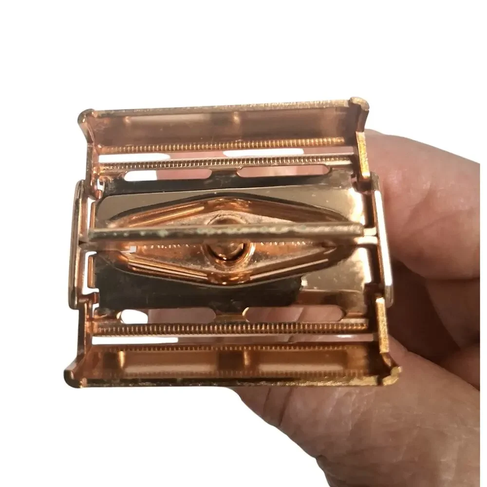 Gillette Diplomat Double Edge Safety Razor Set 1950s